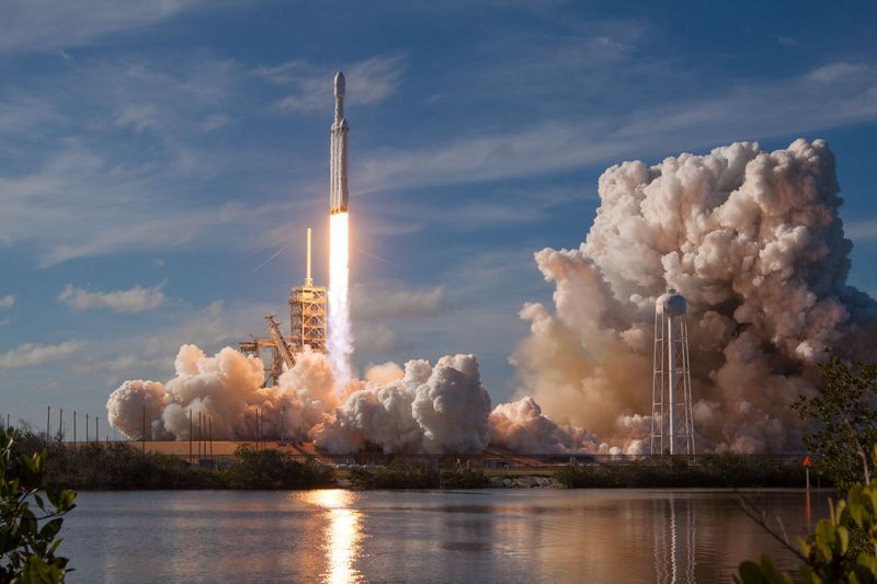 Taking Flight: Falcon Heavy Flies High