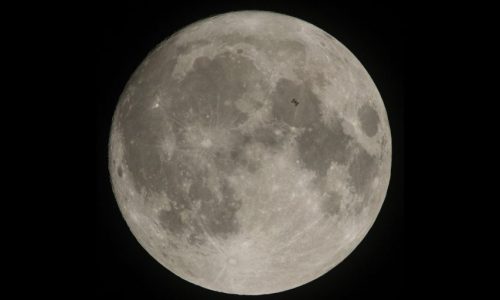 ISS Lunar Transit