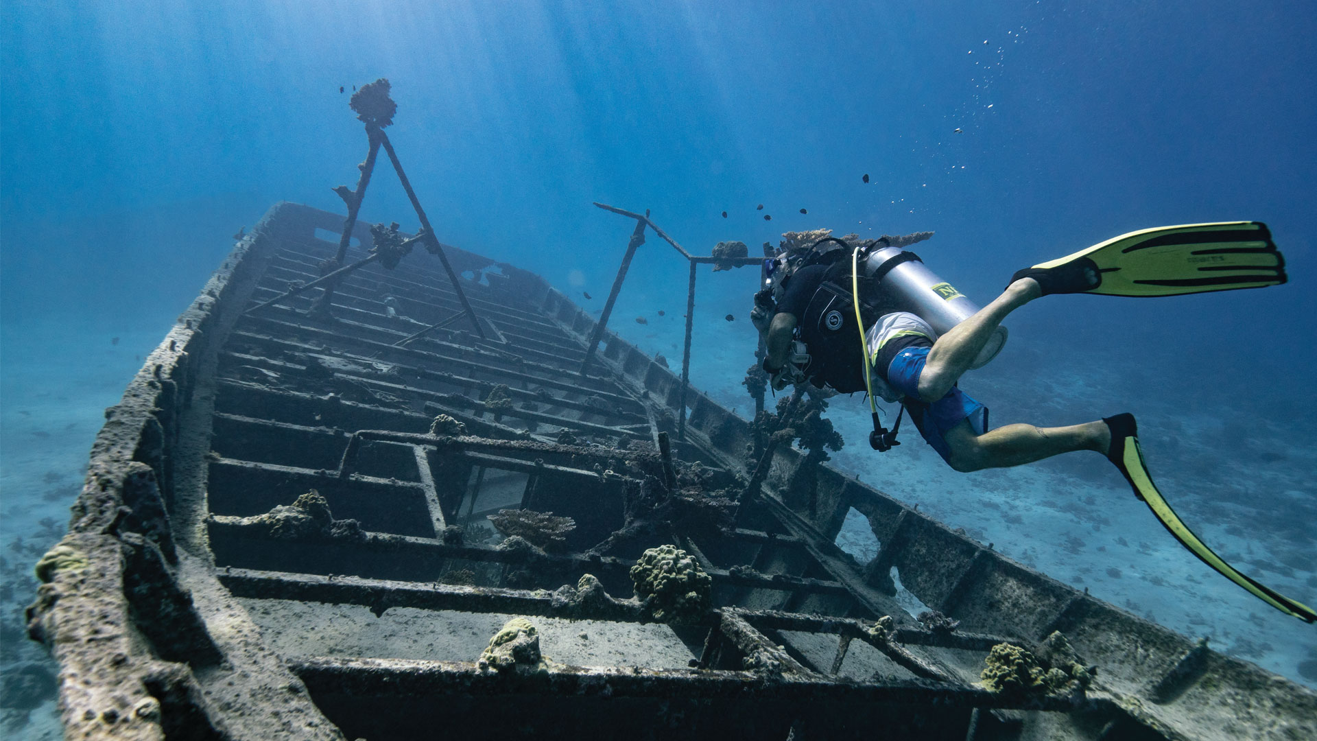 Wreck Diving In Tahiti