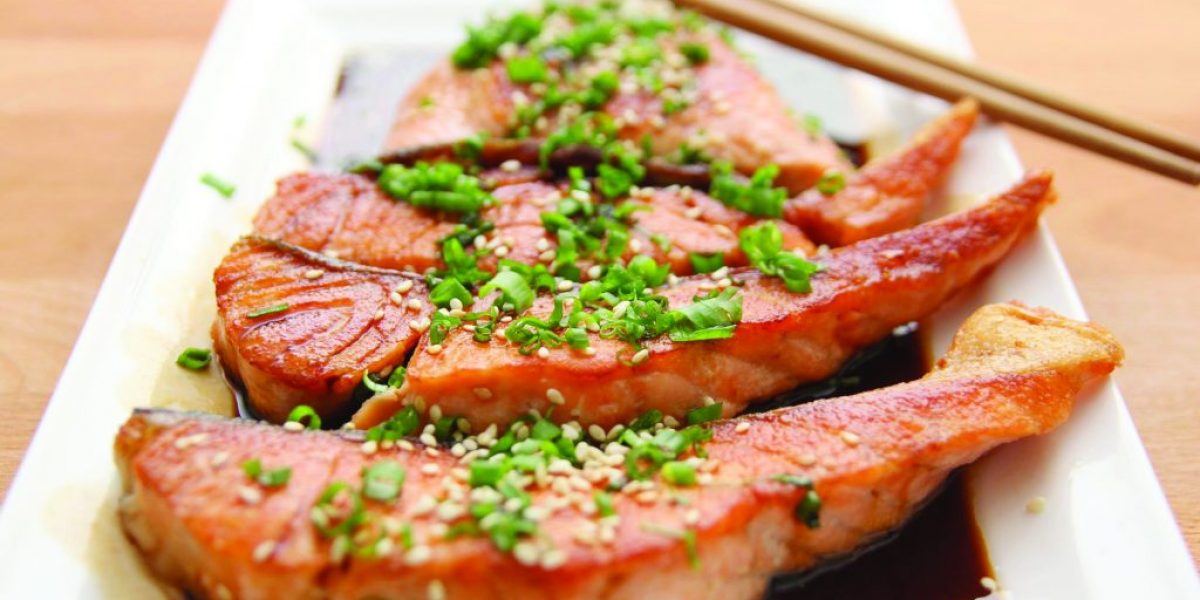 food-salmon-teriyaki-cooking