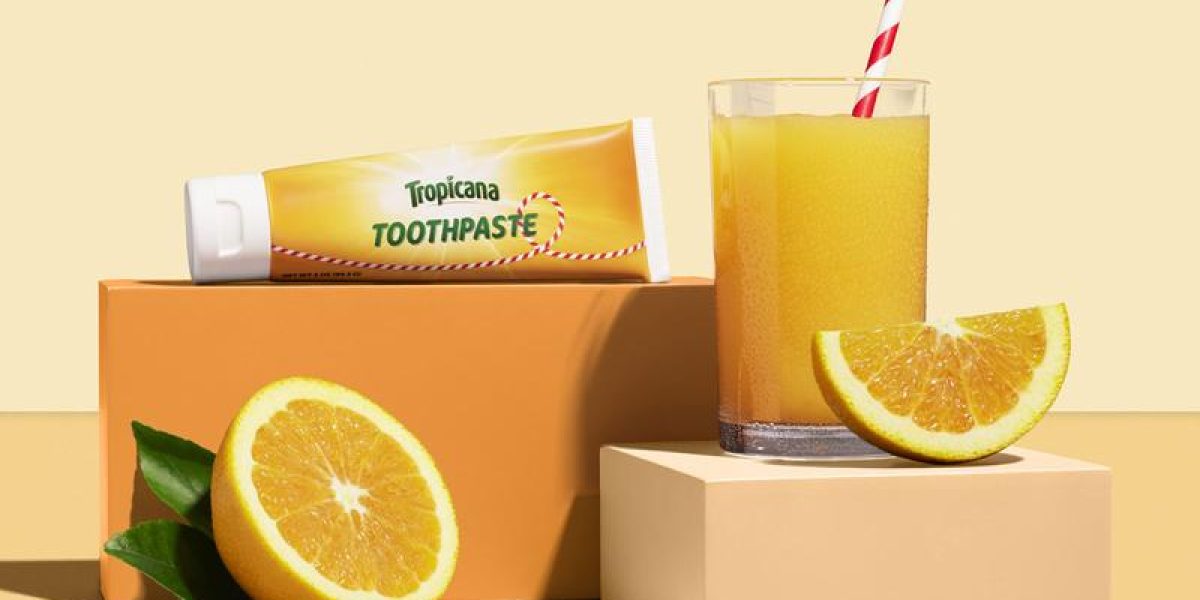 Orange juice after toothpaste