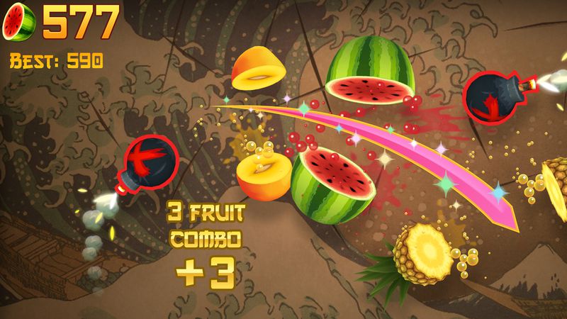 Fruit Ninja Wordle 