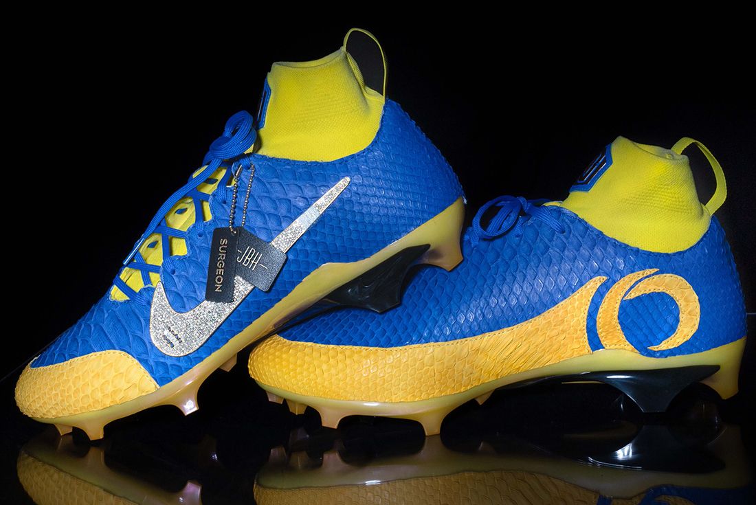 Blue obj hot sale cleats