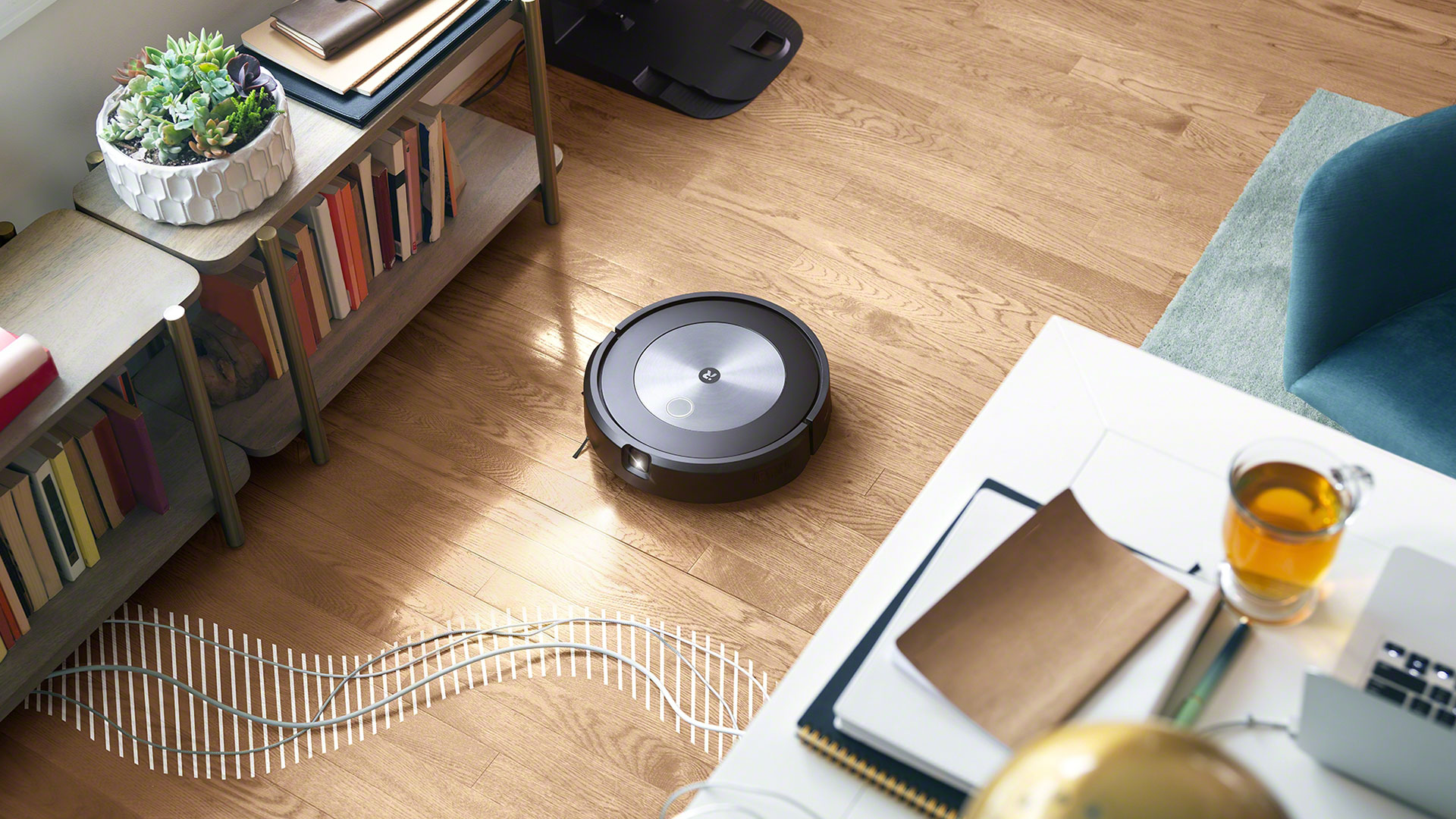Leave Vacuuming to the iRobot Roomba j7+ Robot Vacuum