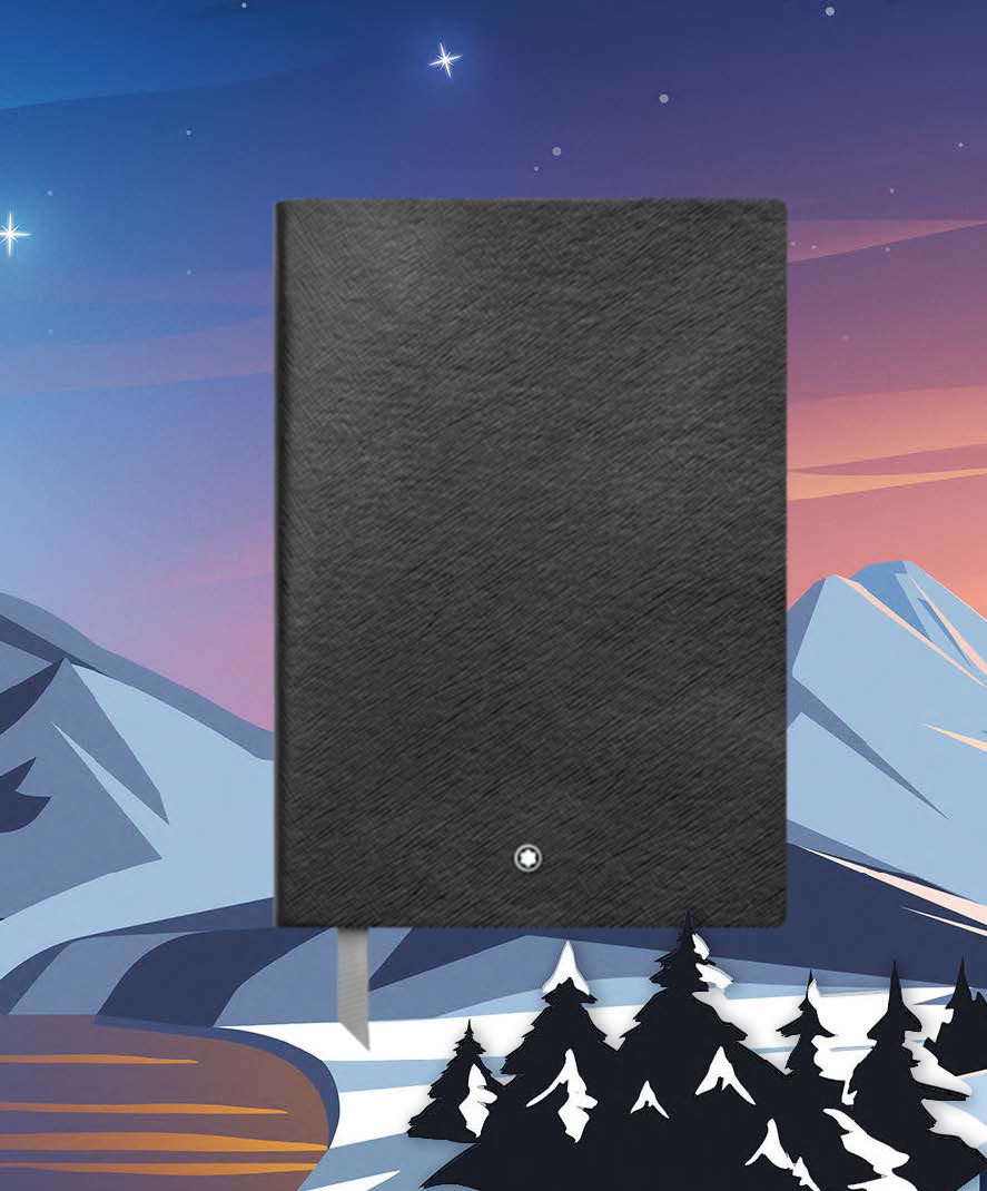 Montblanc Black Notebook - background