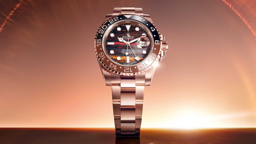 Waking the Iron Tiger: Oyster Perpetual GMT-Master II, 18 ct Everose gold Waking the Iron Tiger: Oyster Perpetual GMT-Master II, 18 ct Everose gold