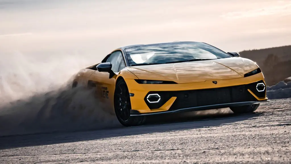 We’re Drifting Lamborghinis on a Frozen Lake in Mongolia